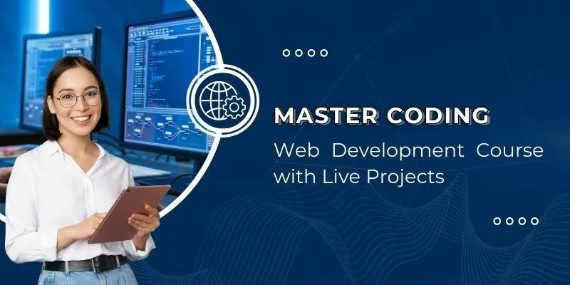 web development course with live projects