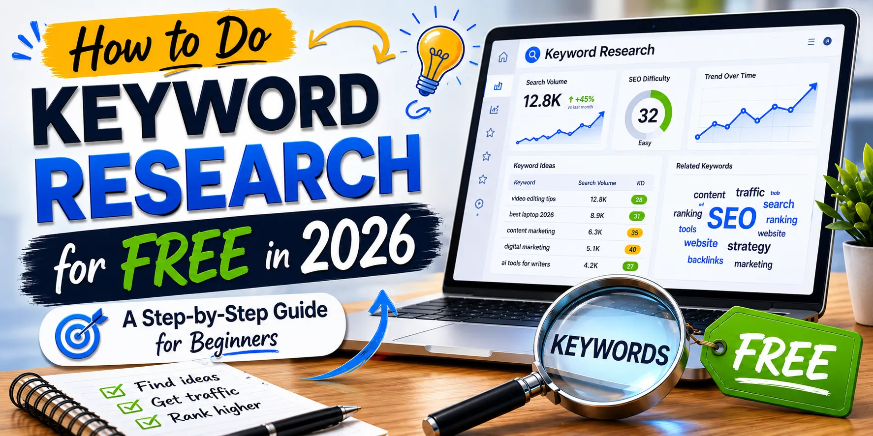 How to do keyword research for free in 2026