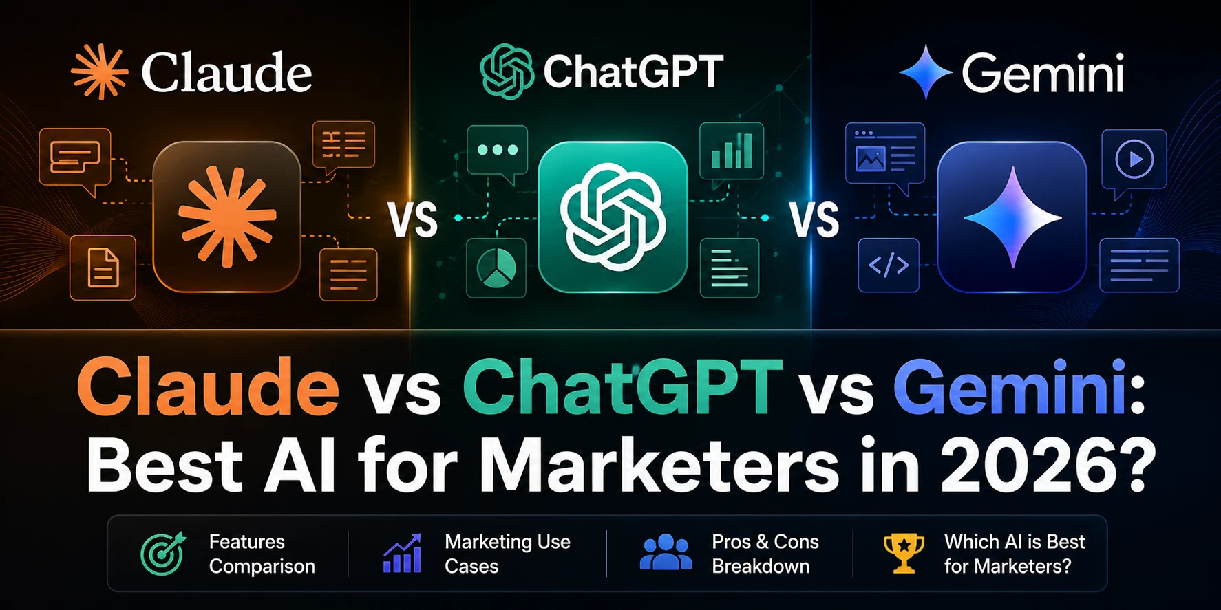 Claude vs ChatGPT vs Gemini