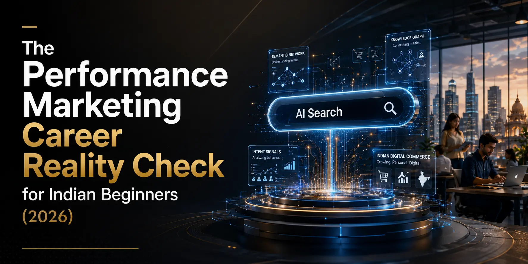 what is performance marketing, performance marketing meaning, performance marketing examples India, how does performance marketing work, types of performance marketing, performance marketing metrics, is performance marketing a good career in India, performance marketing interview questions India