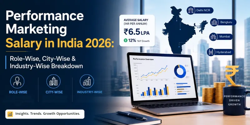 performance marketing salary in India 2026 