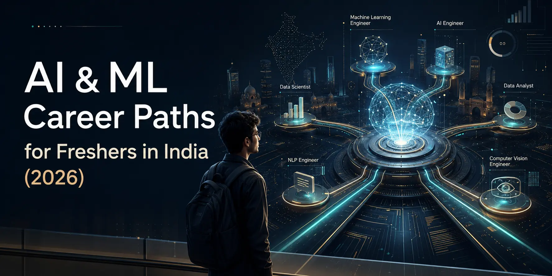 AI and machine learning career paths for freshers in India