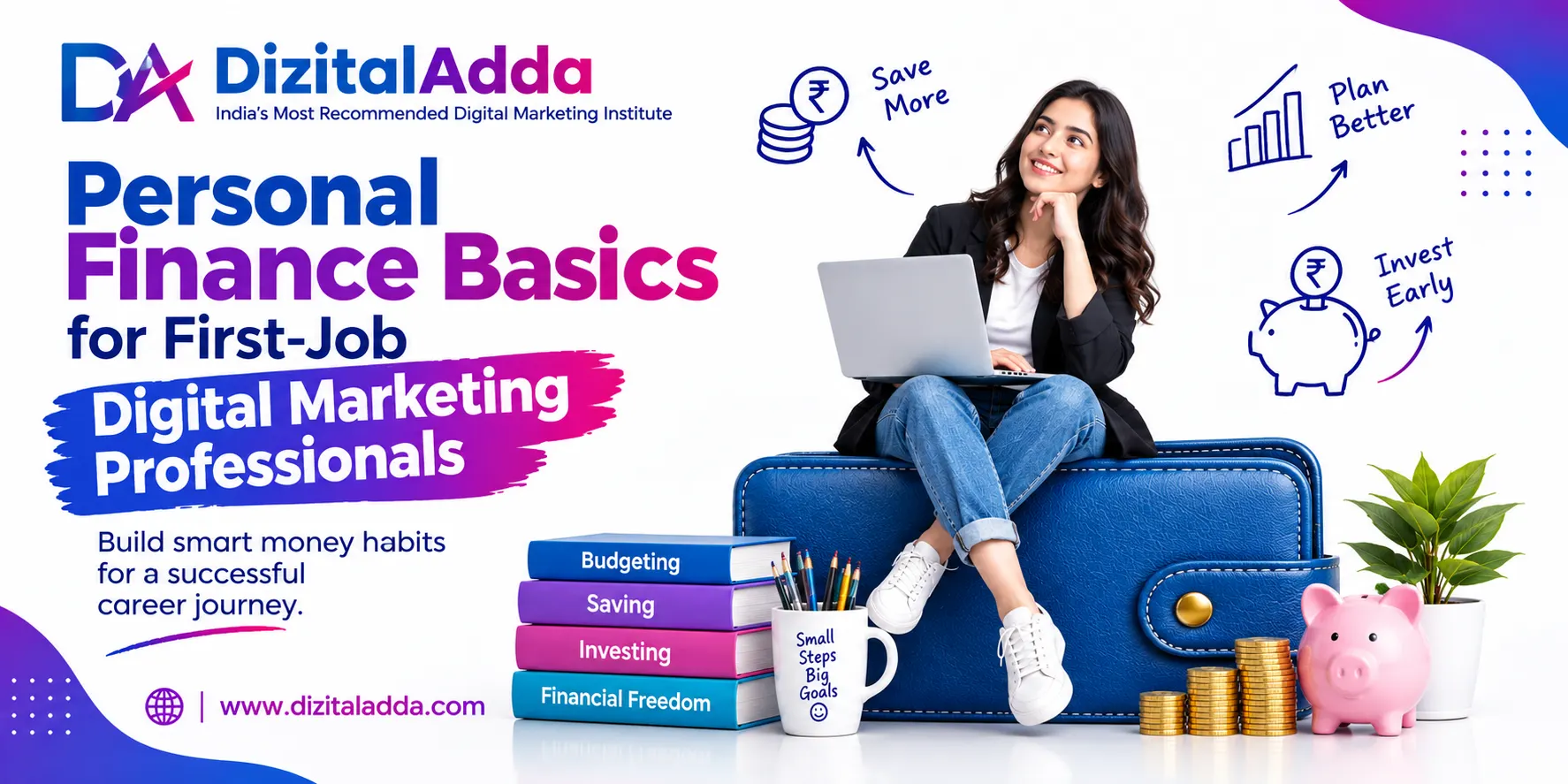 personal finance tips for first job digital marketer