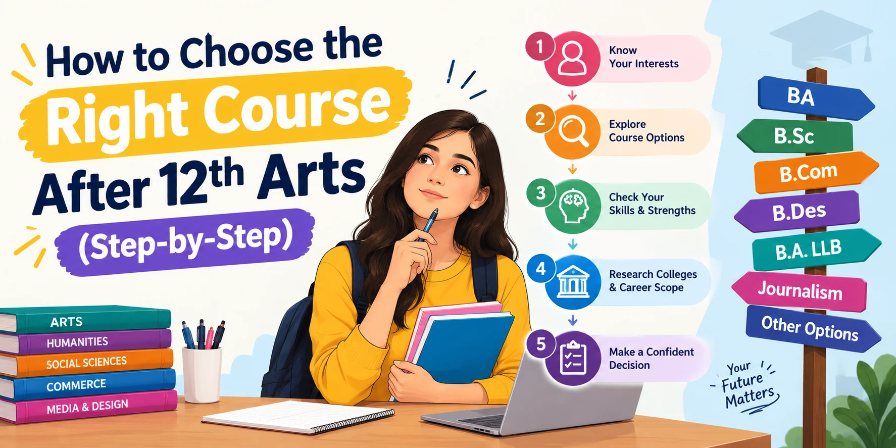 how to choose the right course after 12th arts