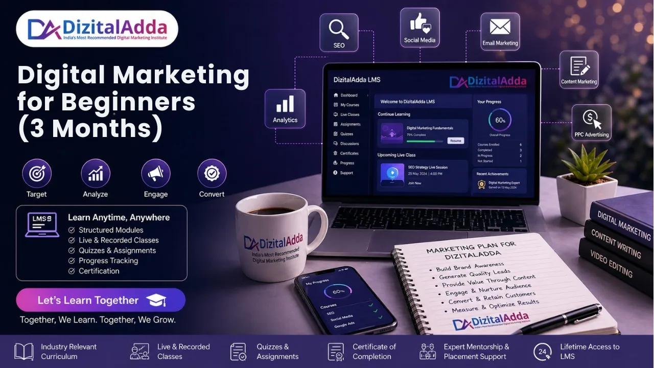 Digital Marketing for Beginners course